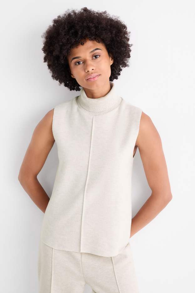 Women - Slipover - light beige