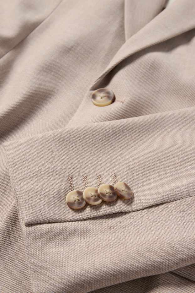 Hommes - Veste de costume - slim fit - Flex - beige
