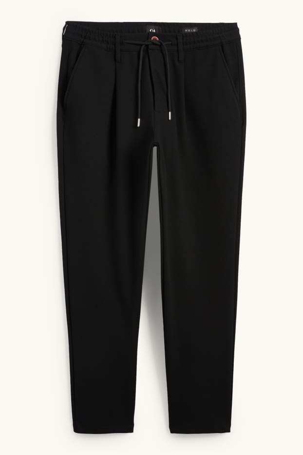 Bărbați - Chino - tapered fit - negru