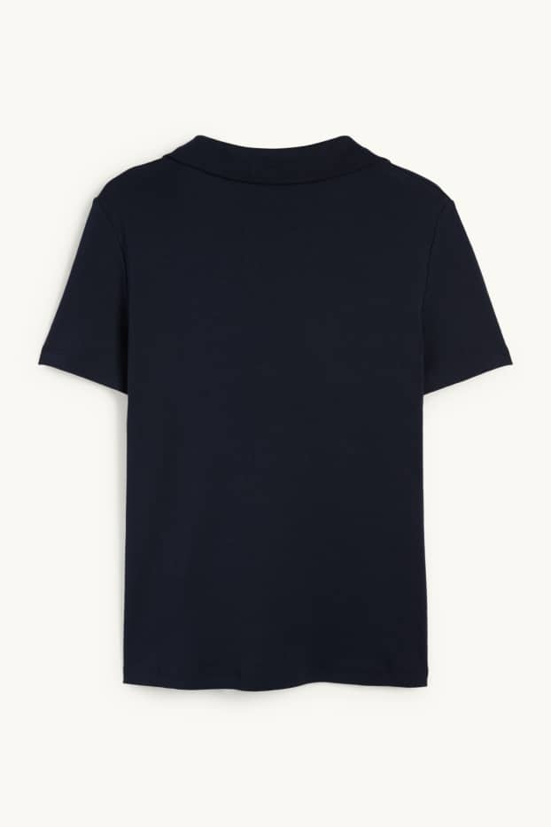 Femmes - Polo - bleu foncé