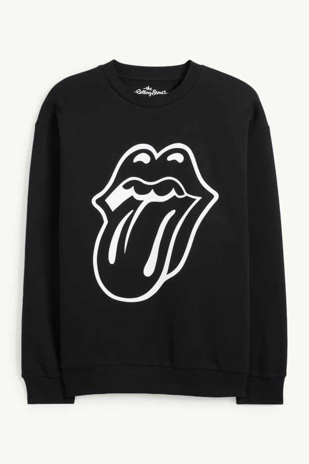 Herren - Sweatshirt - Rolling Stones - schwarz