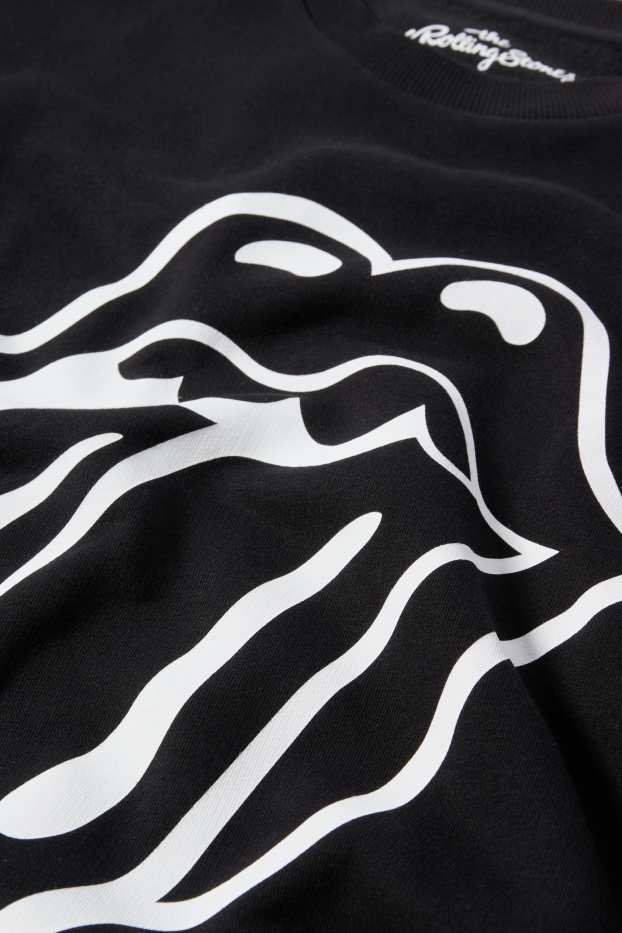 Herren - Sweatshirt - Rolling Stones - schwarz