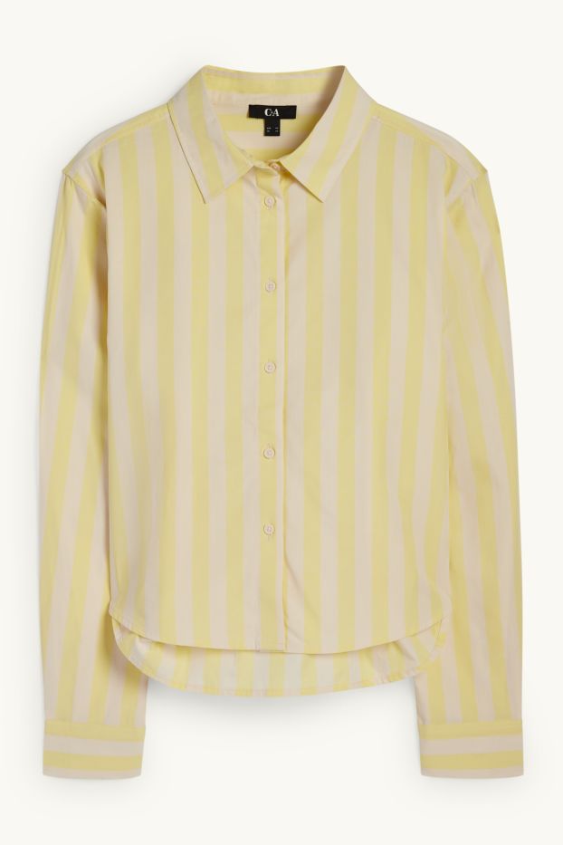 Dona - Brusa - de ratlles - groc