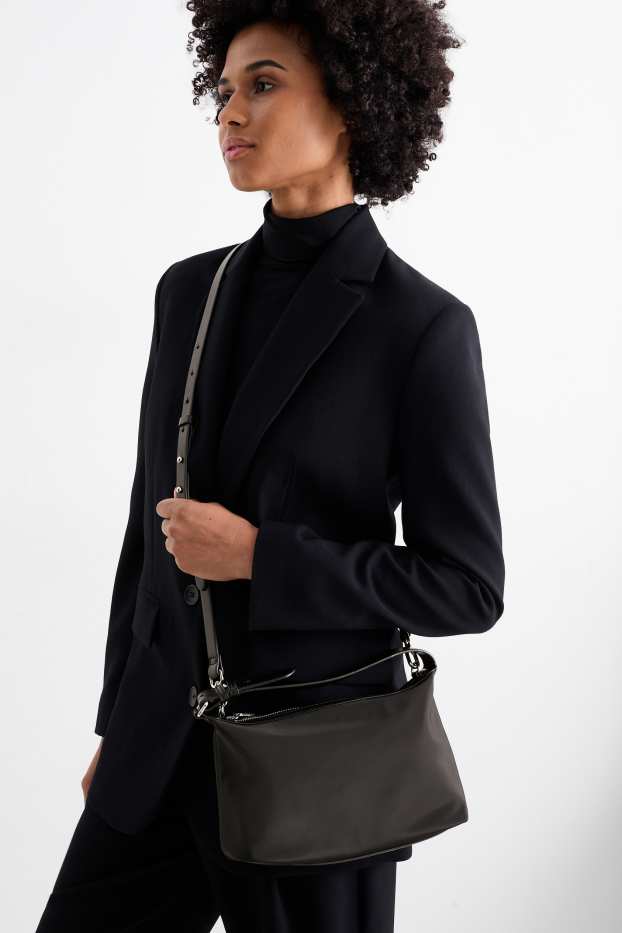 Femmes - Sac à bandoulière amovible - noir