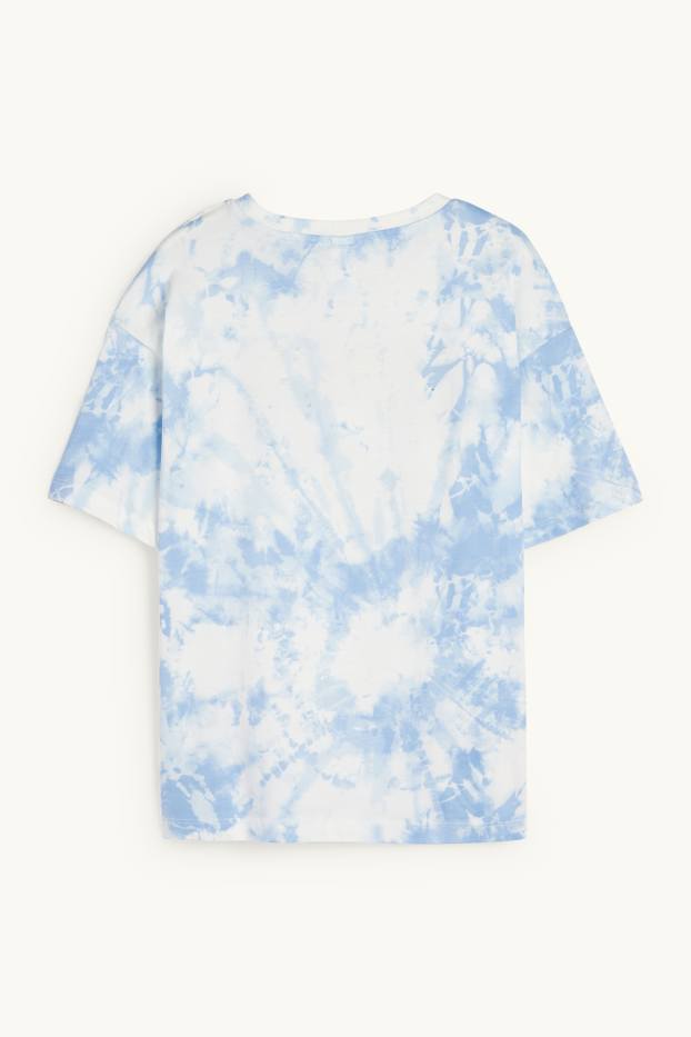 Bambine - Lilo & Stitch - maglia a maniche corte - bianco / azzurro
