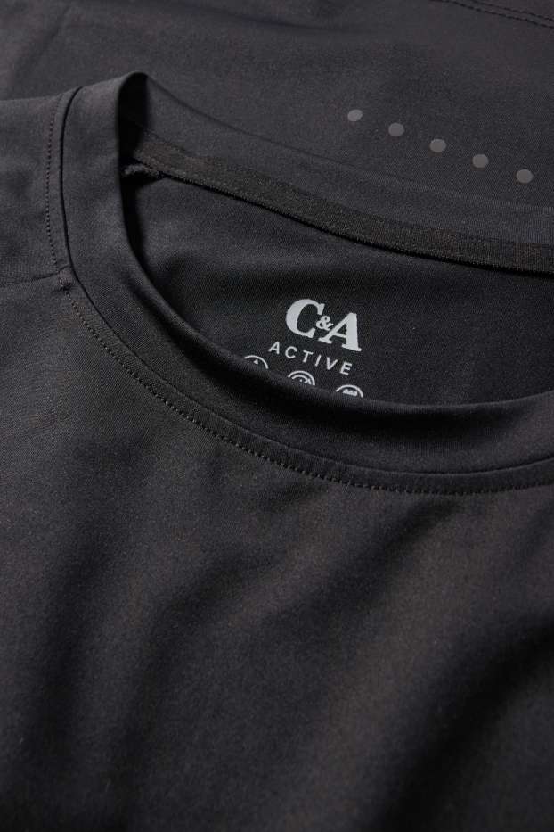 Hommes - Haut de sport - regular fit - 4 Way Stretch - noir