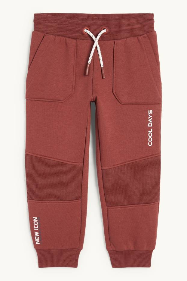 Kinder Jungen - Jogginghose - braun