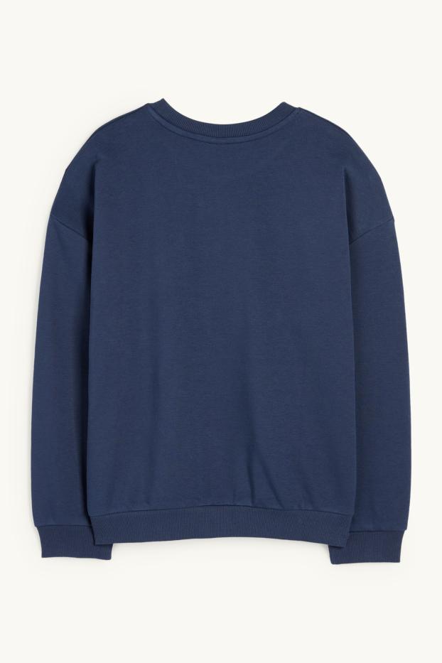 Niñas - Lilo & Stitch - sudadera - azul oscuro