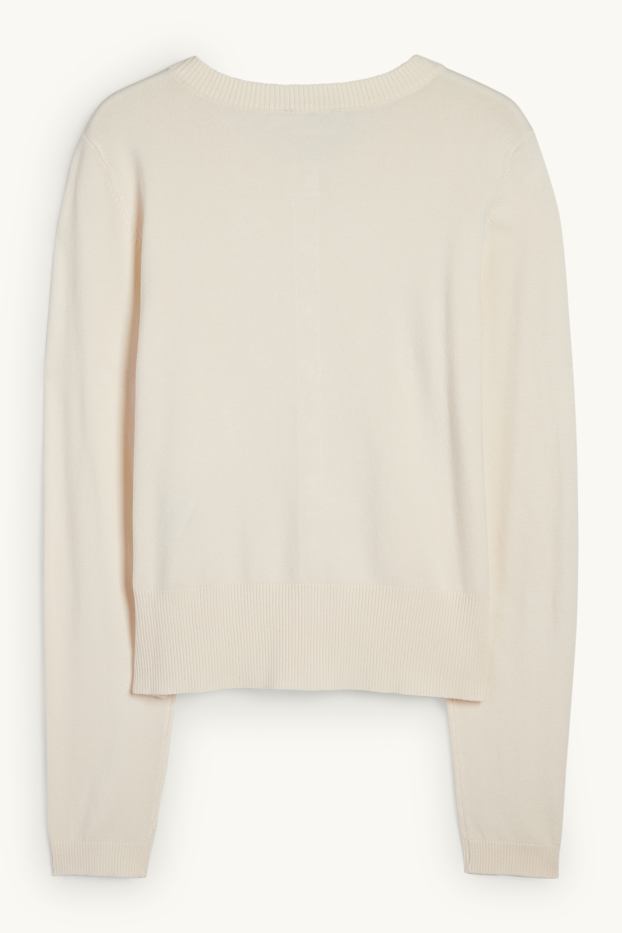 Women - Cardigan - creme