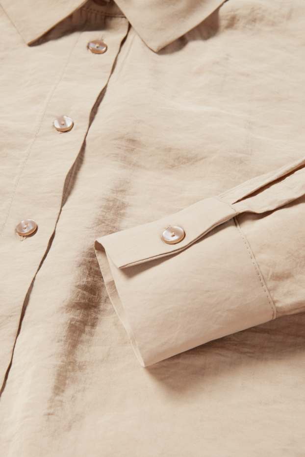 Women - Blouse - taupe