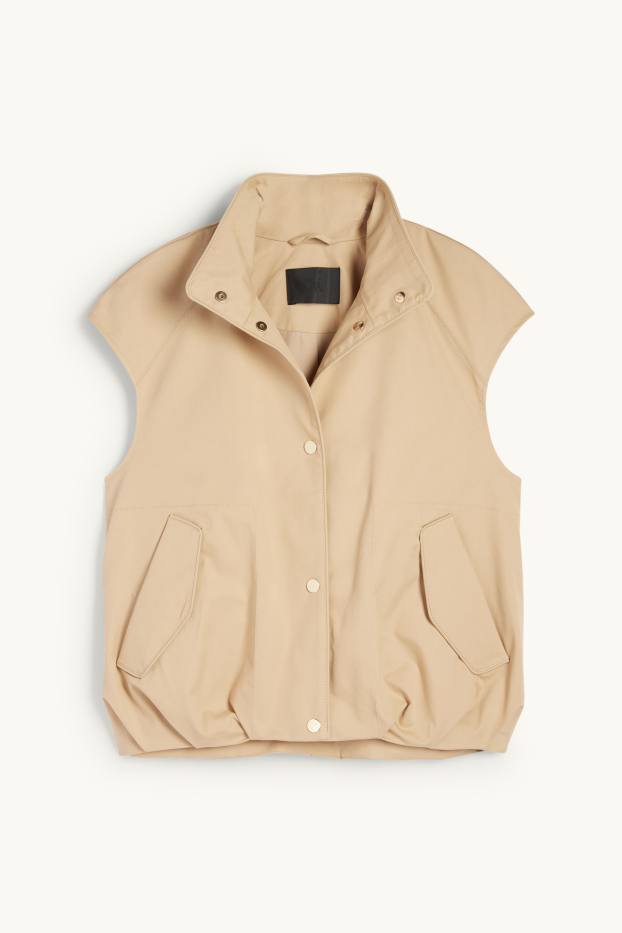 Women - Waistcoat - beige