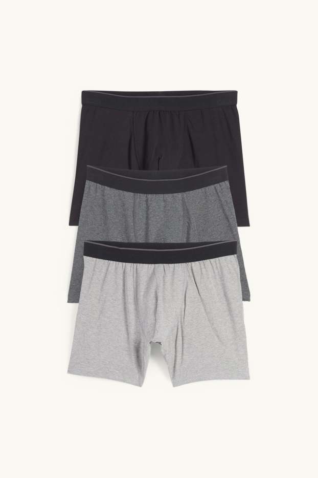 Herren - Multipack 3er - Trunks - schwarz