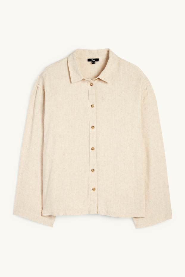 Dames - Blouse - licht beige