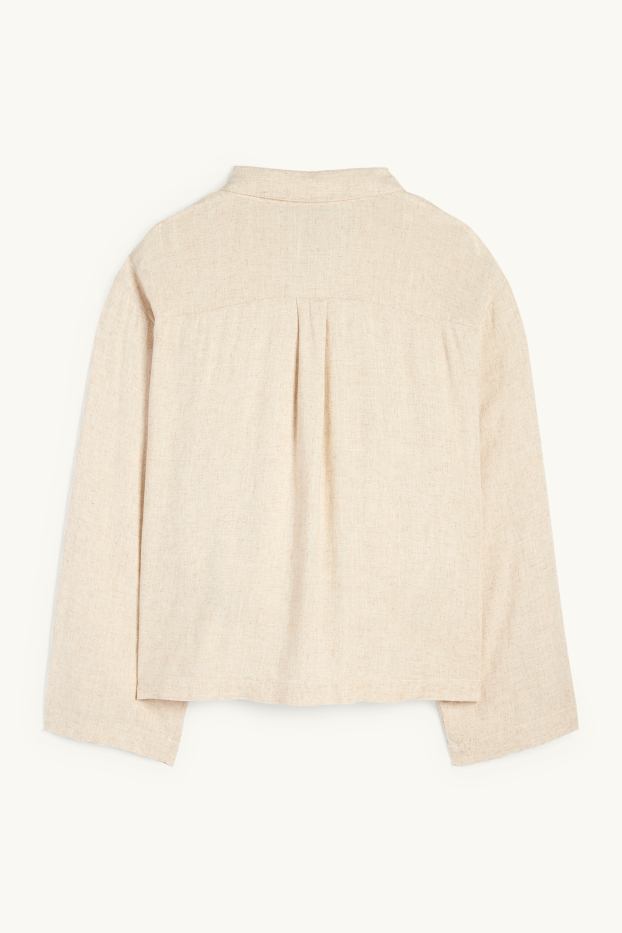 Dames - Blouse - licht beige