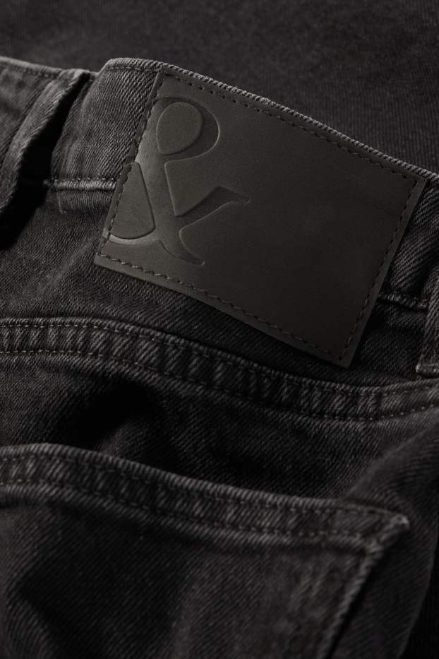 Donna - Mom jeans - vita alta - LYCRA® - nero