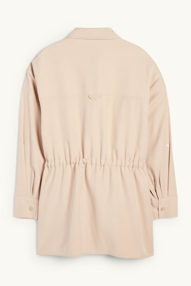 Damen - Bluse - hellbeige