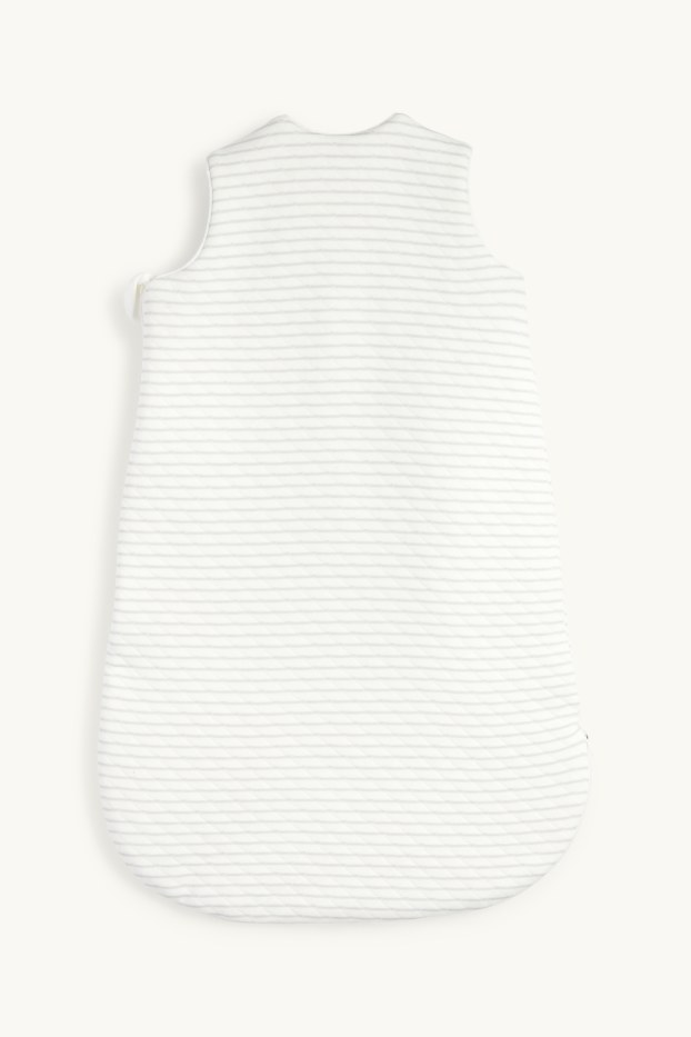 Baby Boys - Sheep - baby sleeping bag - 0-4 months - striped - cremewhite