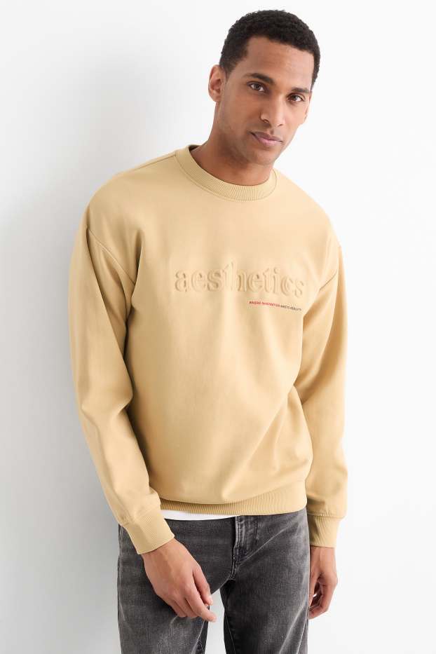 Hommes - Sweat - beige