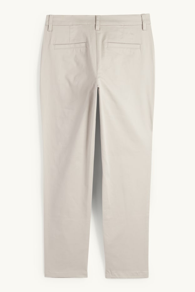 Femei - Chino - talie medie - tapered fit - bej