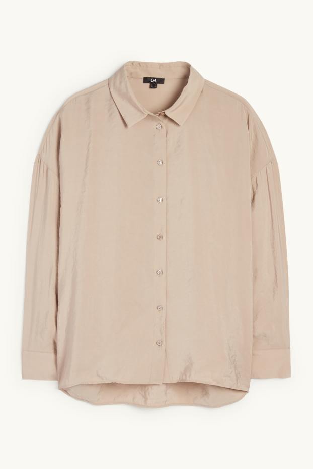 Women - Blouse - beige