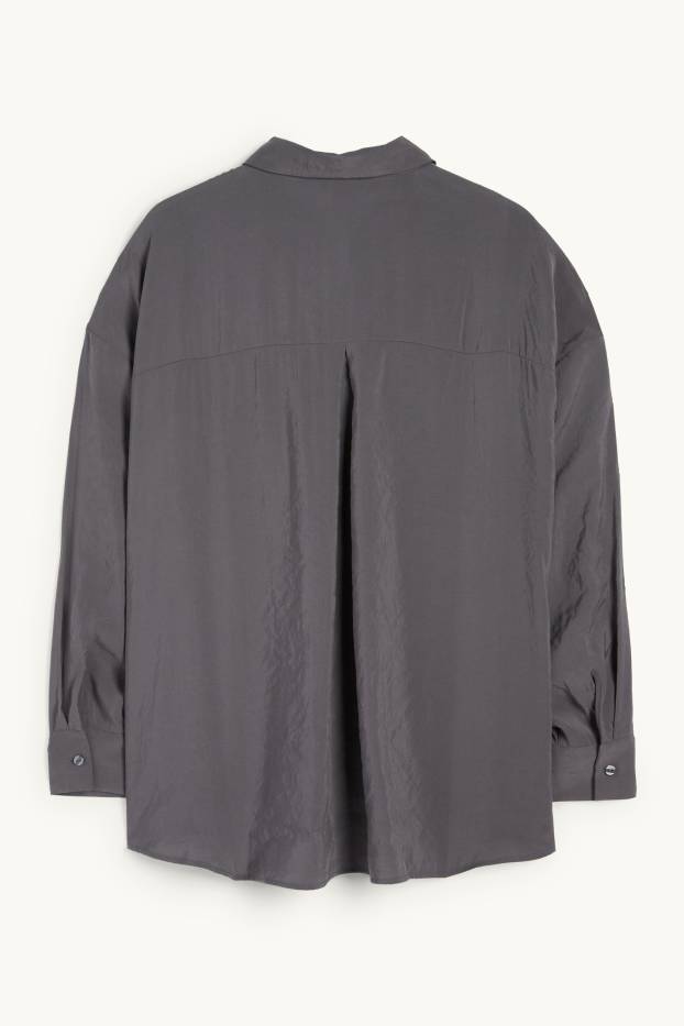 Women - Blouse - dark gray