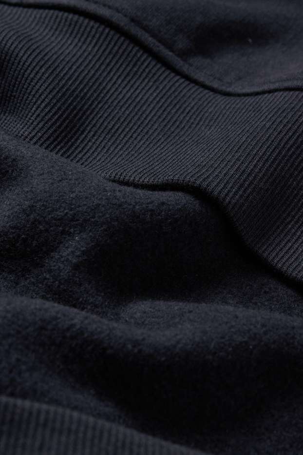 Hommes - Sweat zippé à capuche - bleu foncé