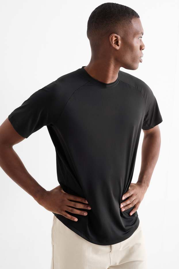 Hommes - Haut de sport - regular fit - 4 Way Stretch - noir