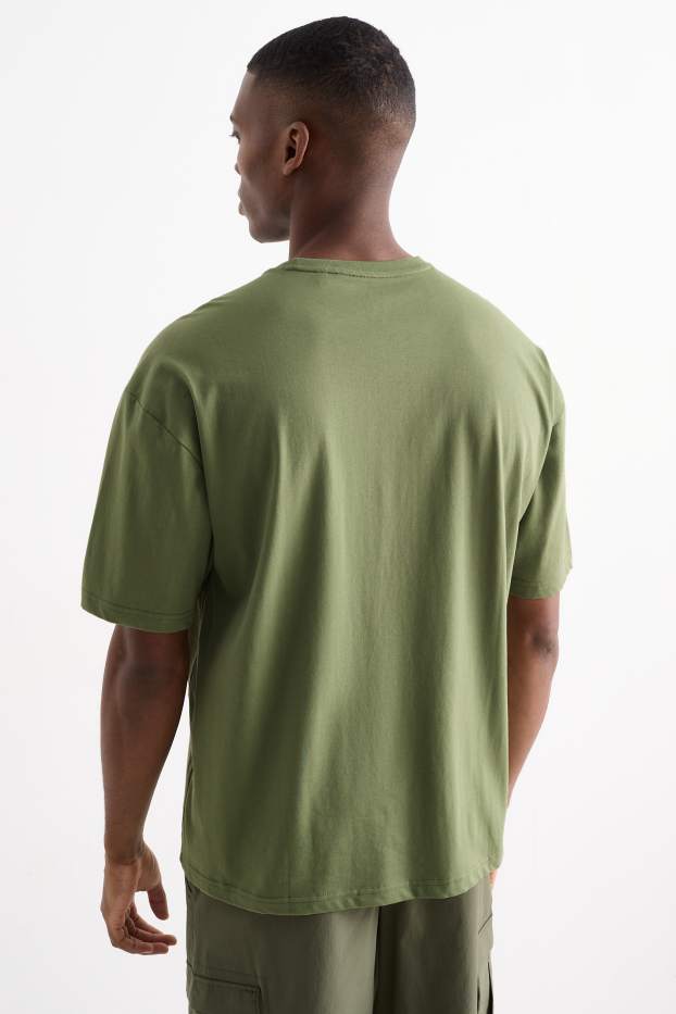 Hommes - Haut de sport - regular fit - vert