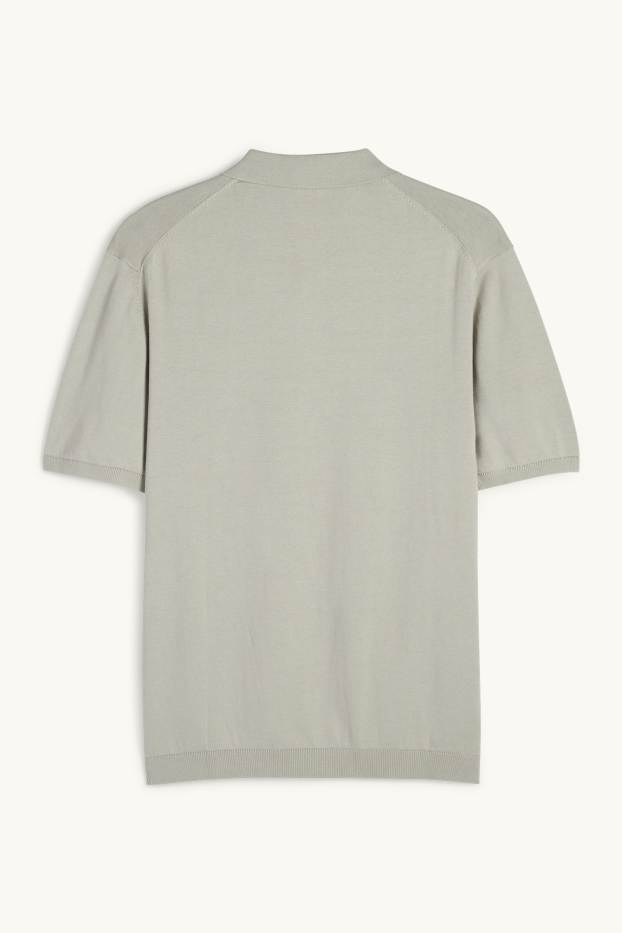 Hommes - Polo - gris