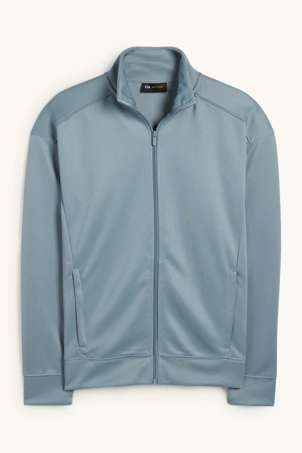Herren - Sport-Sweatjacke - blau
