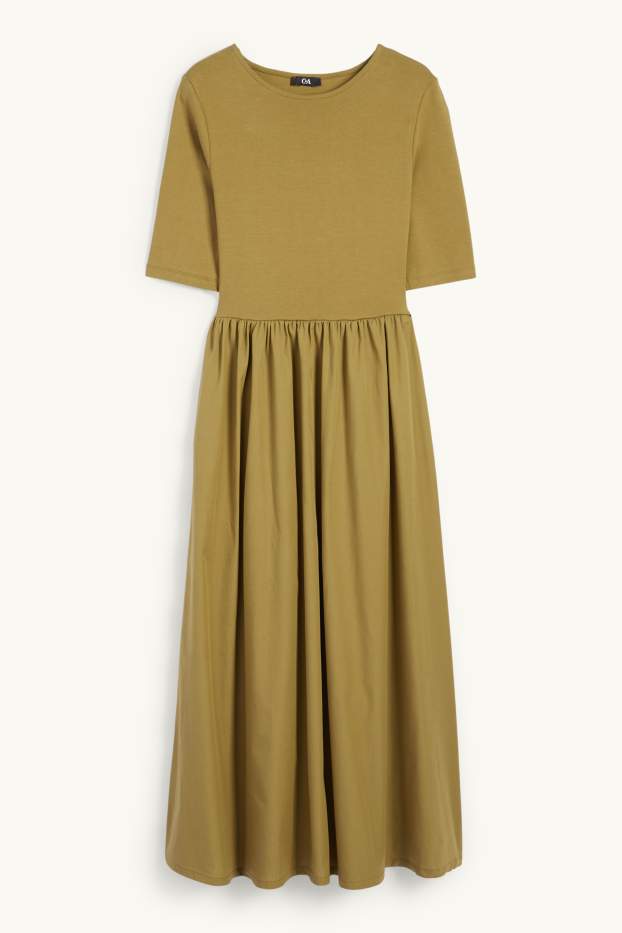 Femmes - Robe Fit & Flare - kaki