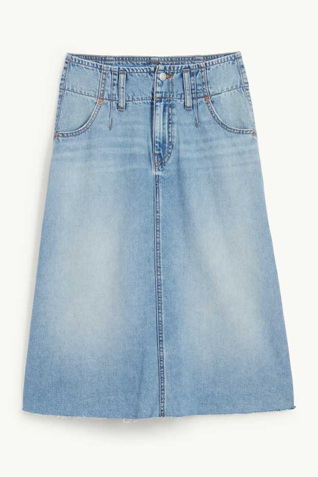 Damen - Jeansrock - jeansblau