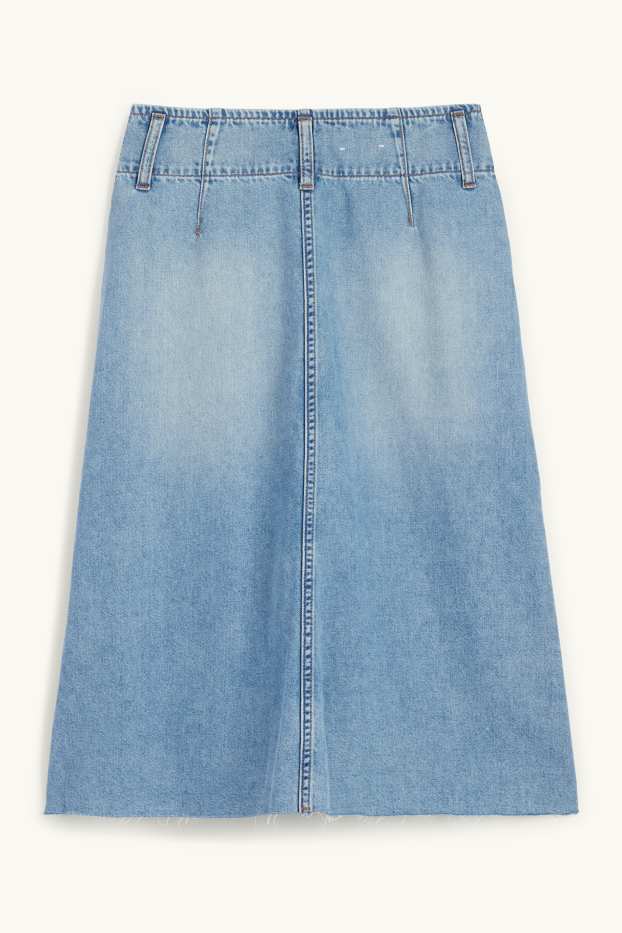 Damen - Jeansrock - jeansblau