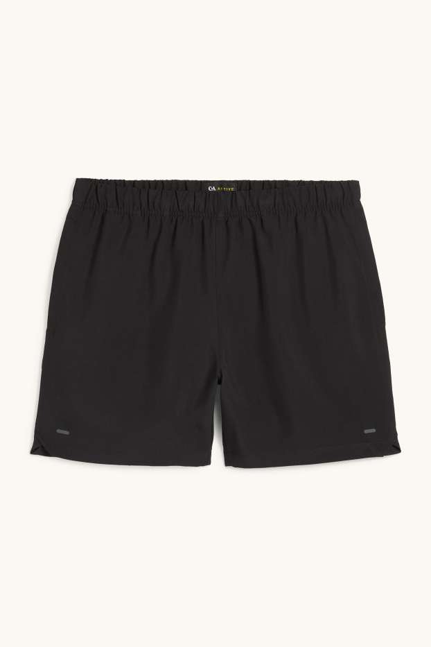 Hommes - Short de sport - noir