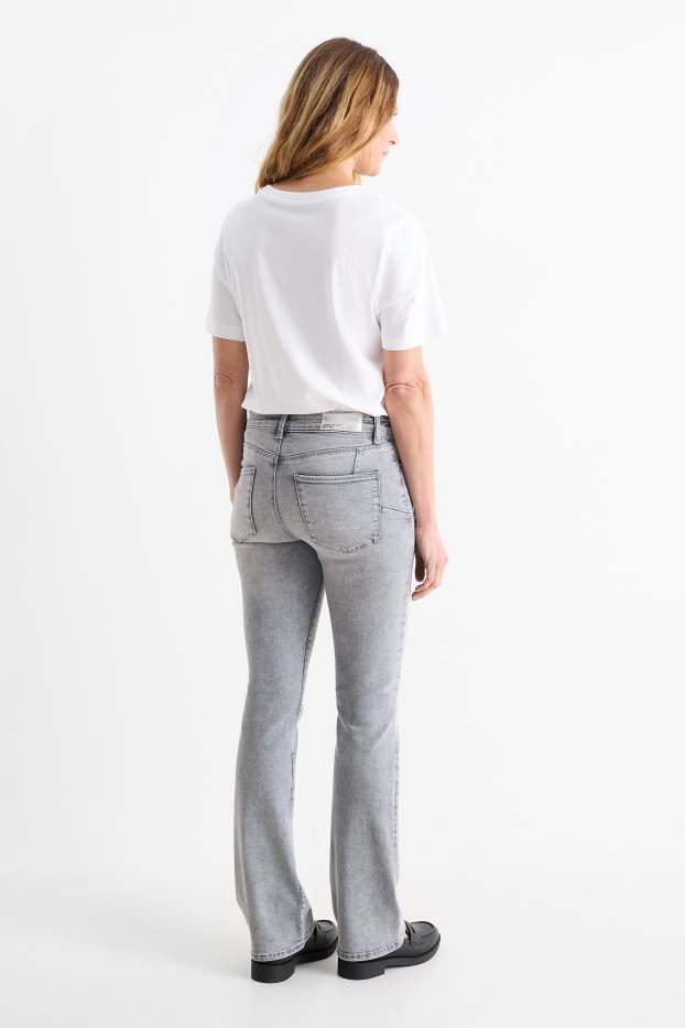 Dona - Bootcut jeans - mid waist - shaping jeans - LYCRA® - texà gris clar