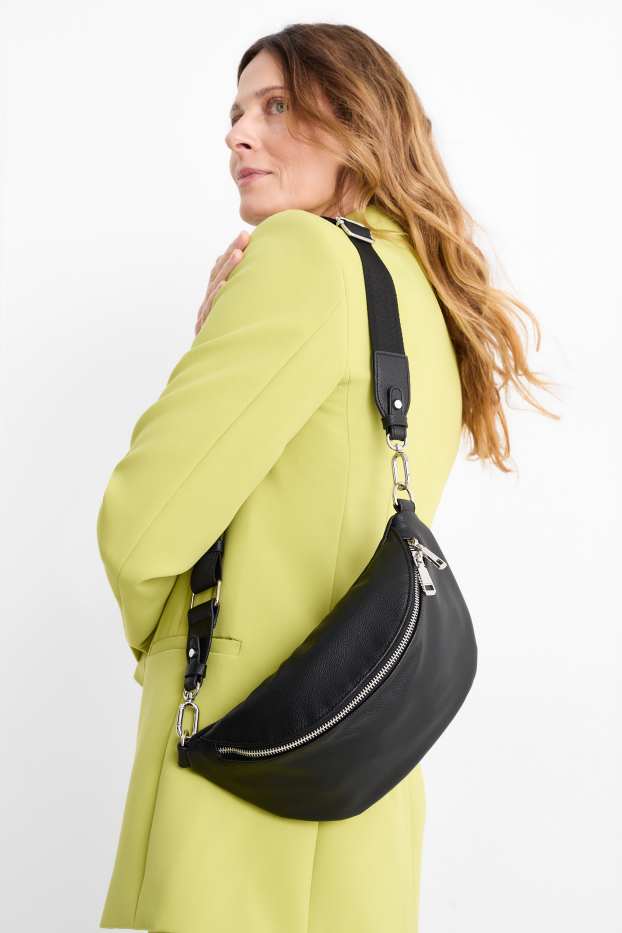 Dona - Bandolera amb corretja extraïble - pell sintètica - negre