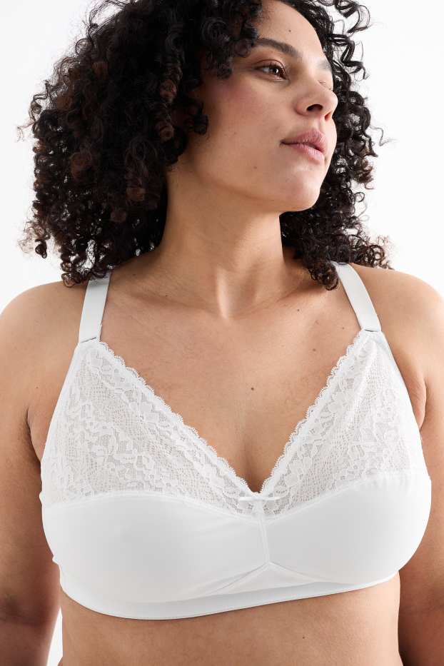 Women - Minimiser non-wired bra - white