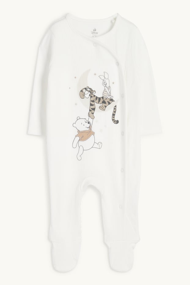 Unisexe - Winnie l’ourson - pyjama bébé - blanc crème
