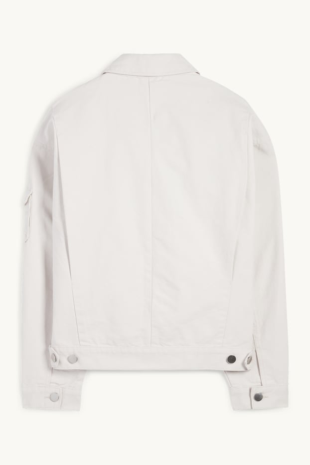 Heren - Jas - lichtgrijs