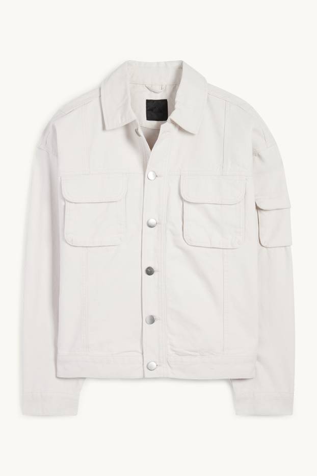 Heren - Jas - lichtgrijs