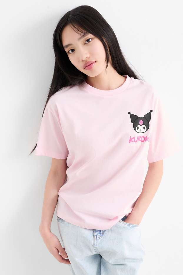 Nena - Kuromi - samarreta de màniga curta - rosa