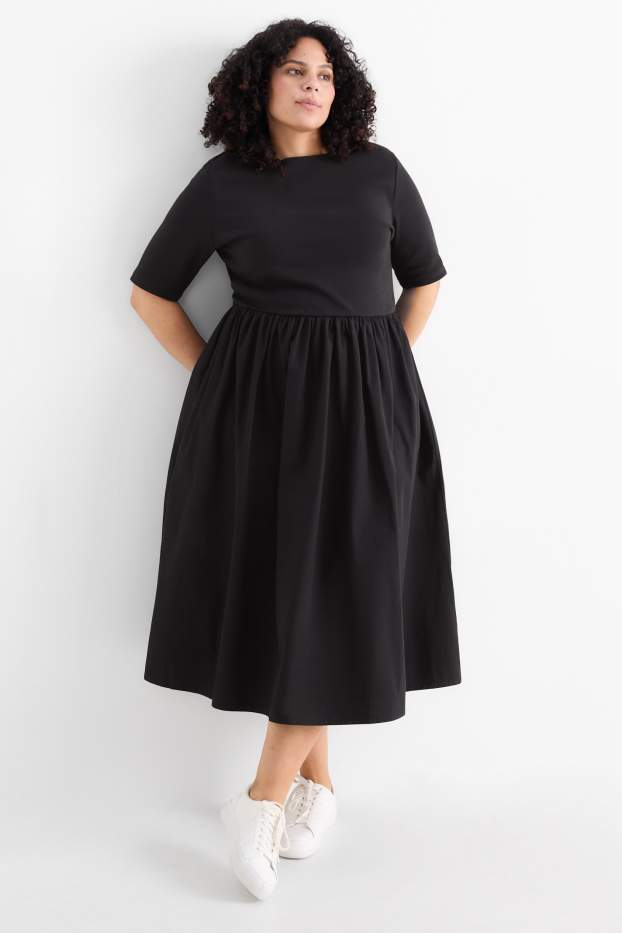 Women - Fit & flare dress - black