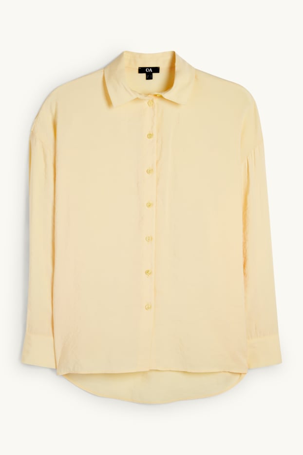 Women - Blouse - light yellow