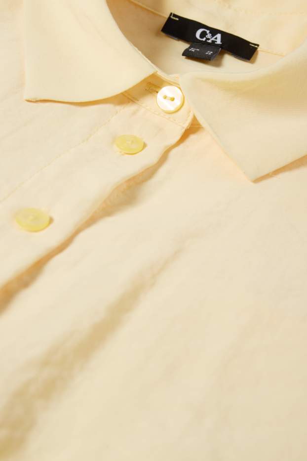 Women - Blouse - light yellow