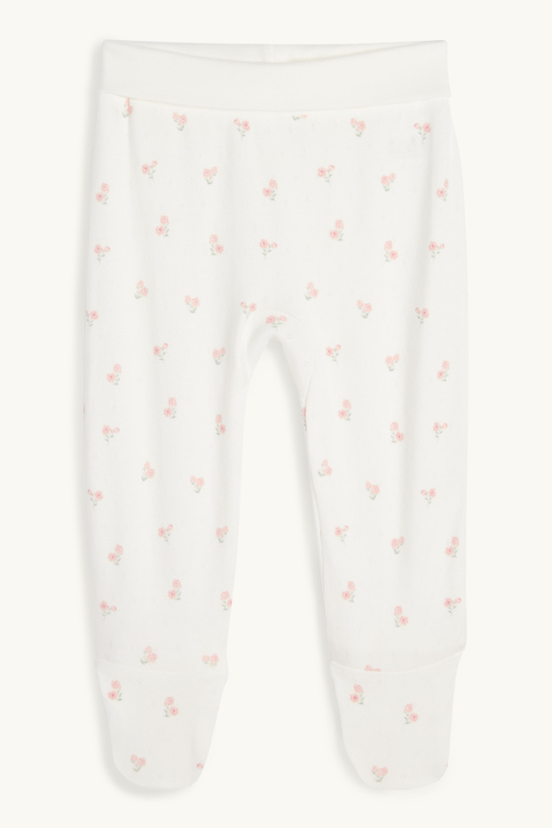 Baby Mädchen - Gans - Erstlingsoutfit - 2 teilig - rosa