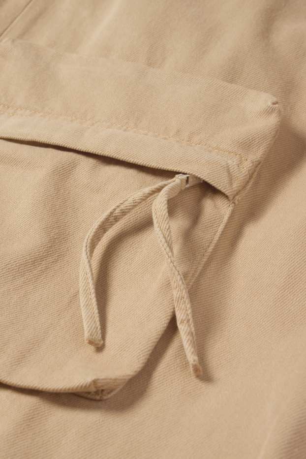 Hommes - Jean cargo - baggy fit - beige