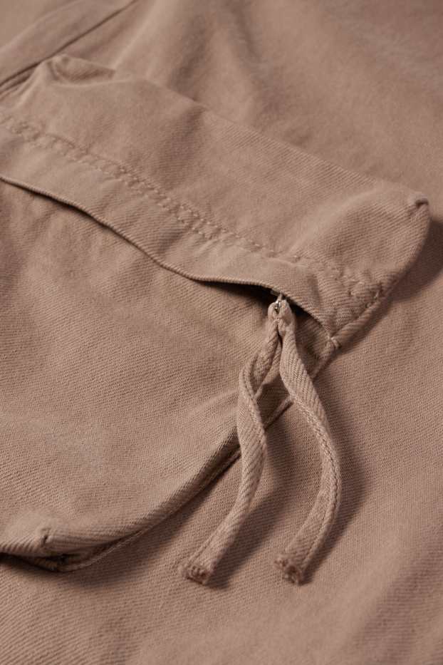 Bărbați - Cargo jeans - baggy fit - maro