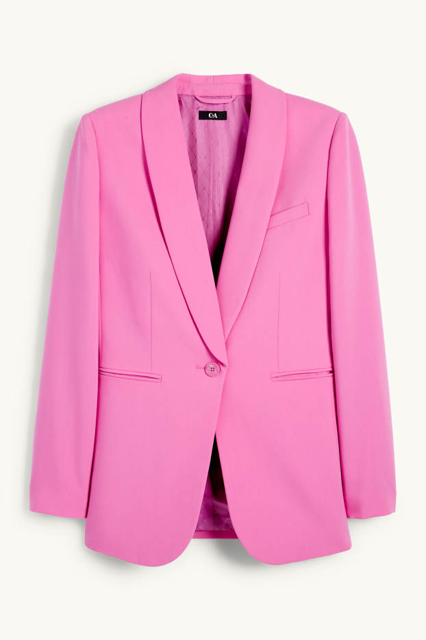 Donna - Blazer lungo - regular fit - fucsia