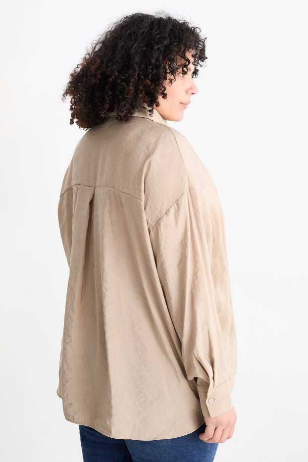 Women - Blouse - beige