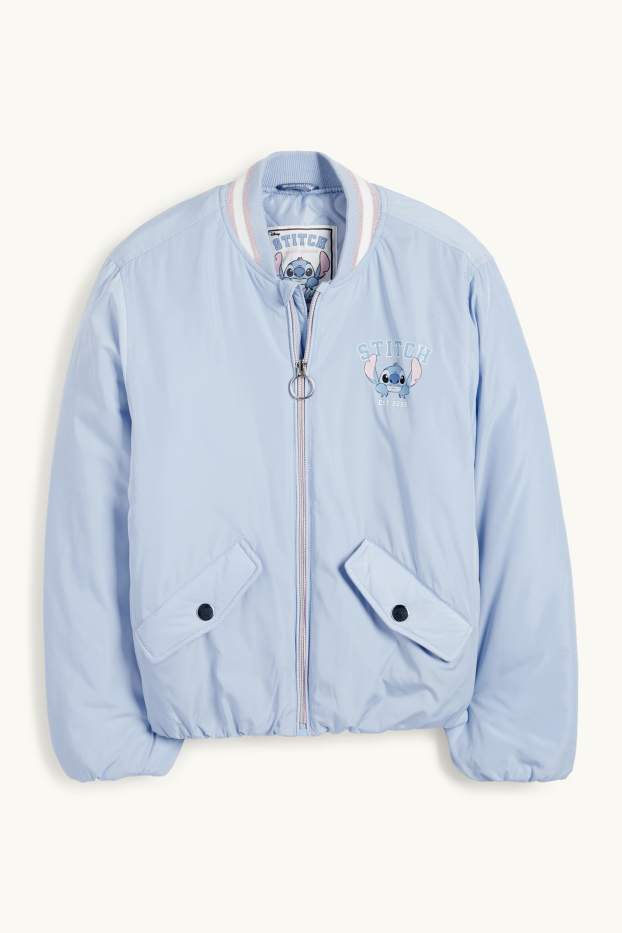 Enfants filles - Lilo & Stitch - blouson - bleu clair